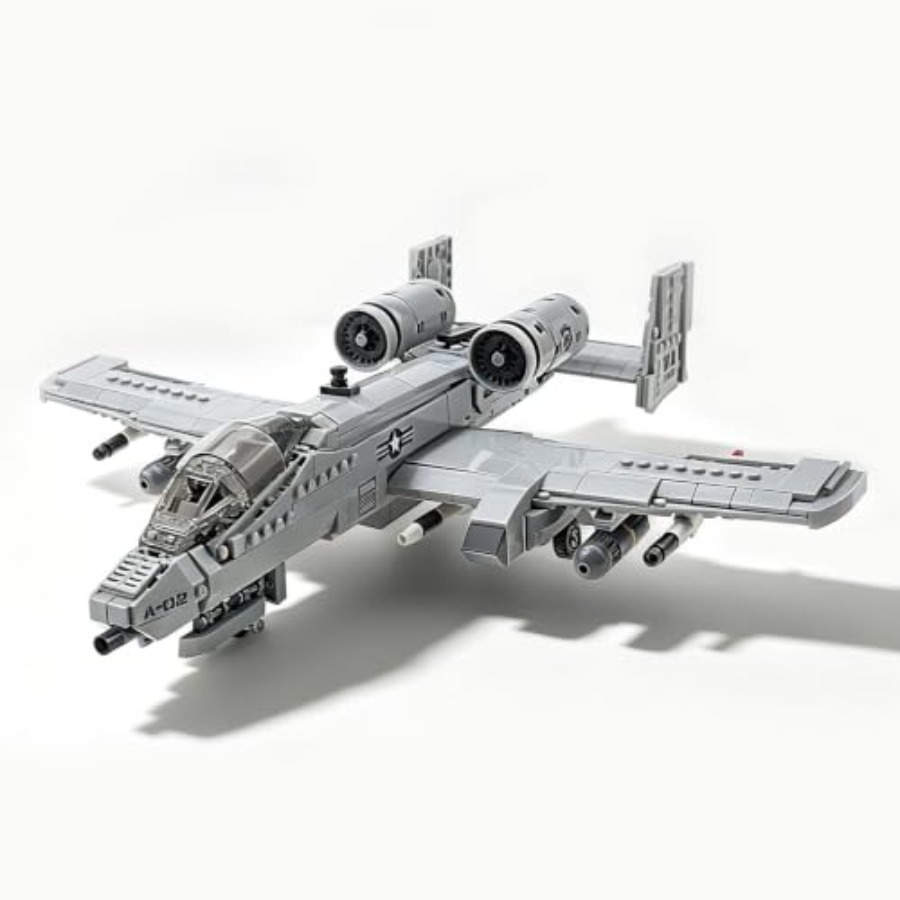 Model Airplane Plastic - 第二次世界大戦戦闘機組み立て玩具（大人向け）、ABSプラスチック製、グレーとオリーブグリーン、961ピースの詳細な飛行機モデルキット（ディスプレイスタンド付き）