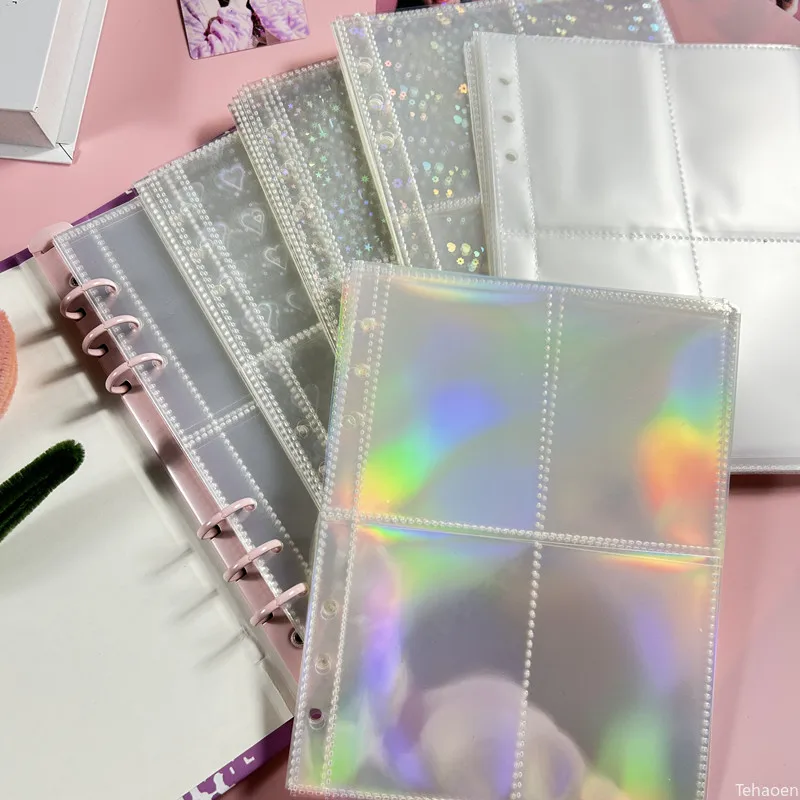 Card Penny Sleeve - 1-4グリッド透明フォトカードバインダーインナーページ、多ポケットカードプロテクタースリーブ、K-POPアイドルトレーディングカードコレクション用
