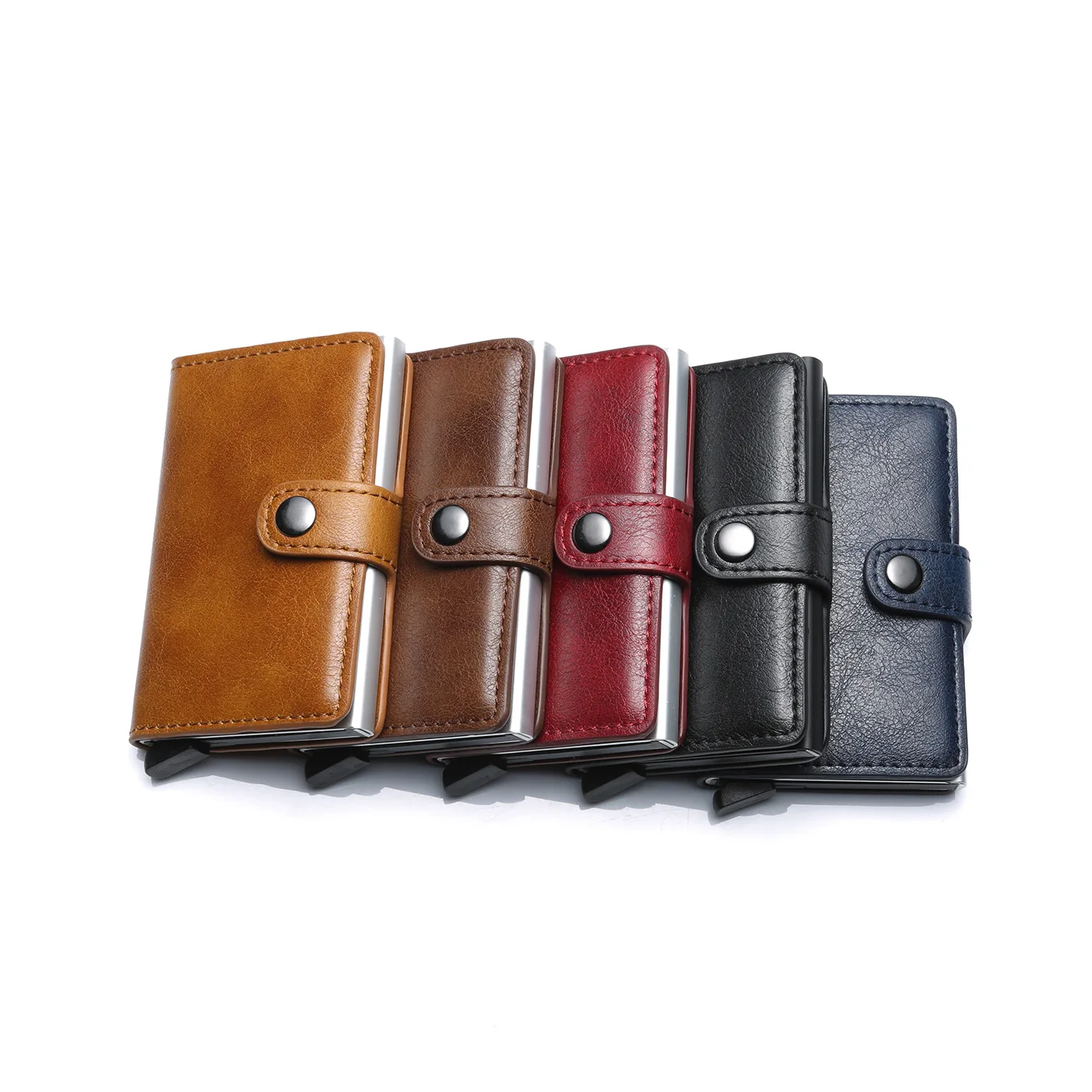 Rfid メタル訪問クレジットカードホルダー男性財布高級ビジ - Card Top Loader のレビューと価格