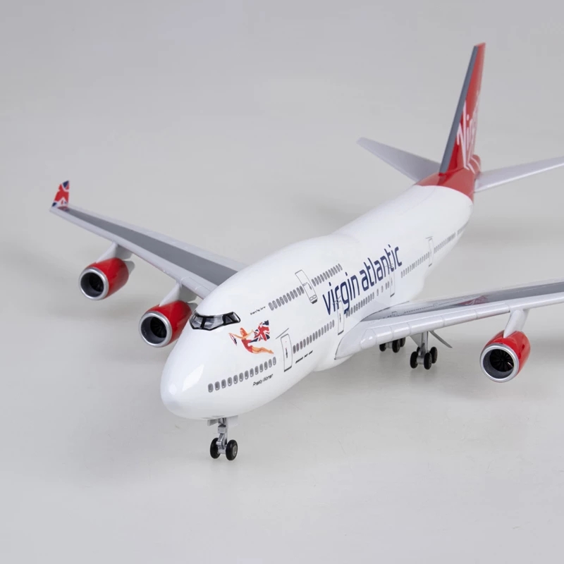 47cm バージン・アトランティック B747 飛行機模型  - Model Airplane Plastic のレビューと価格