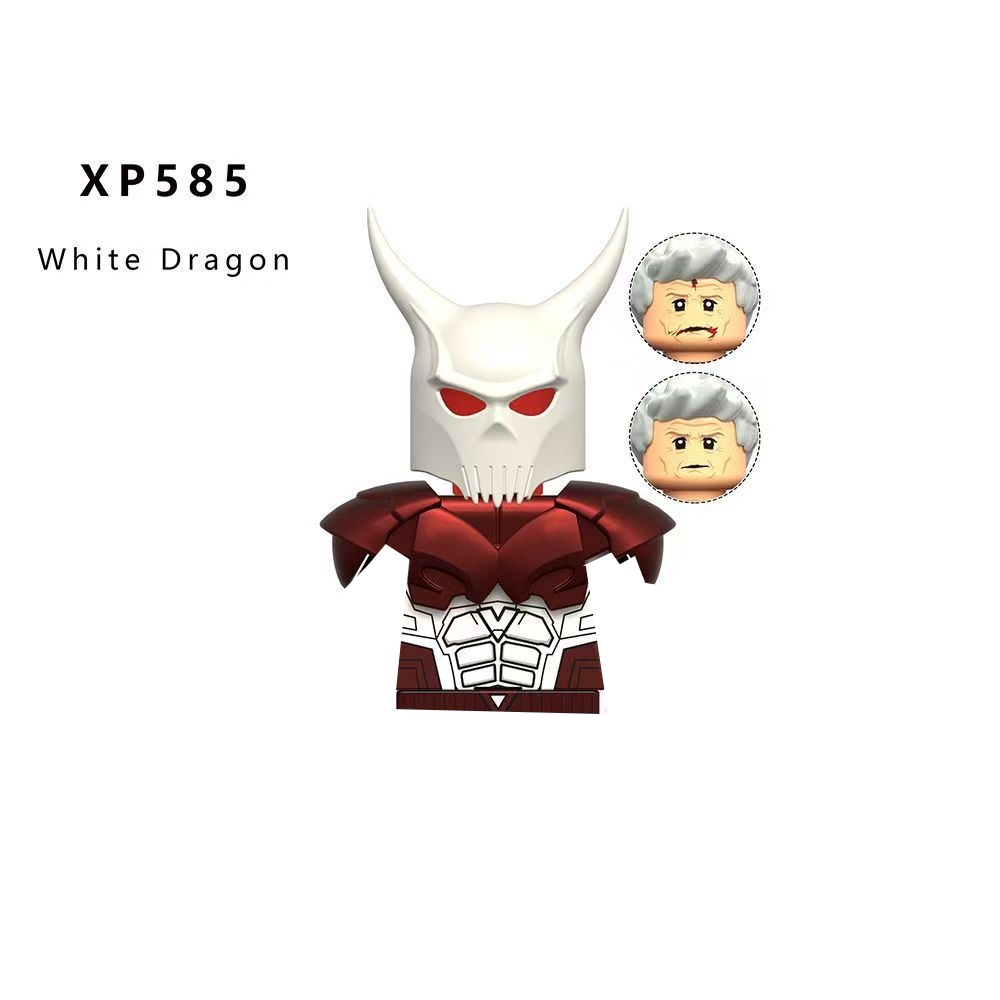 スーサイド・スクワッド ピースメーカー ブルードラゴン ホワ - Lego Minifigure Holder のレビューと価格