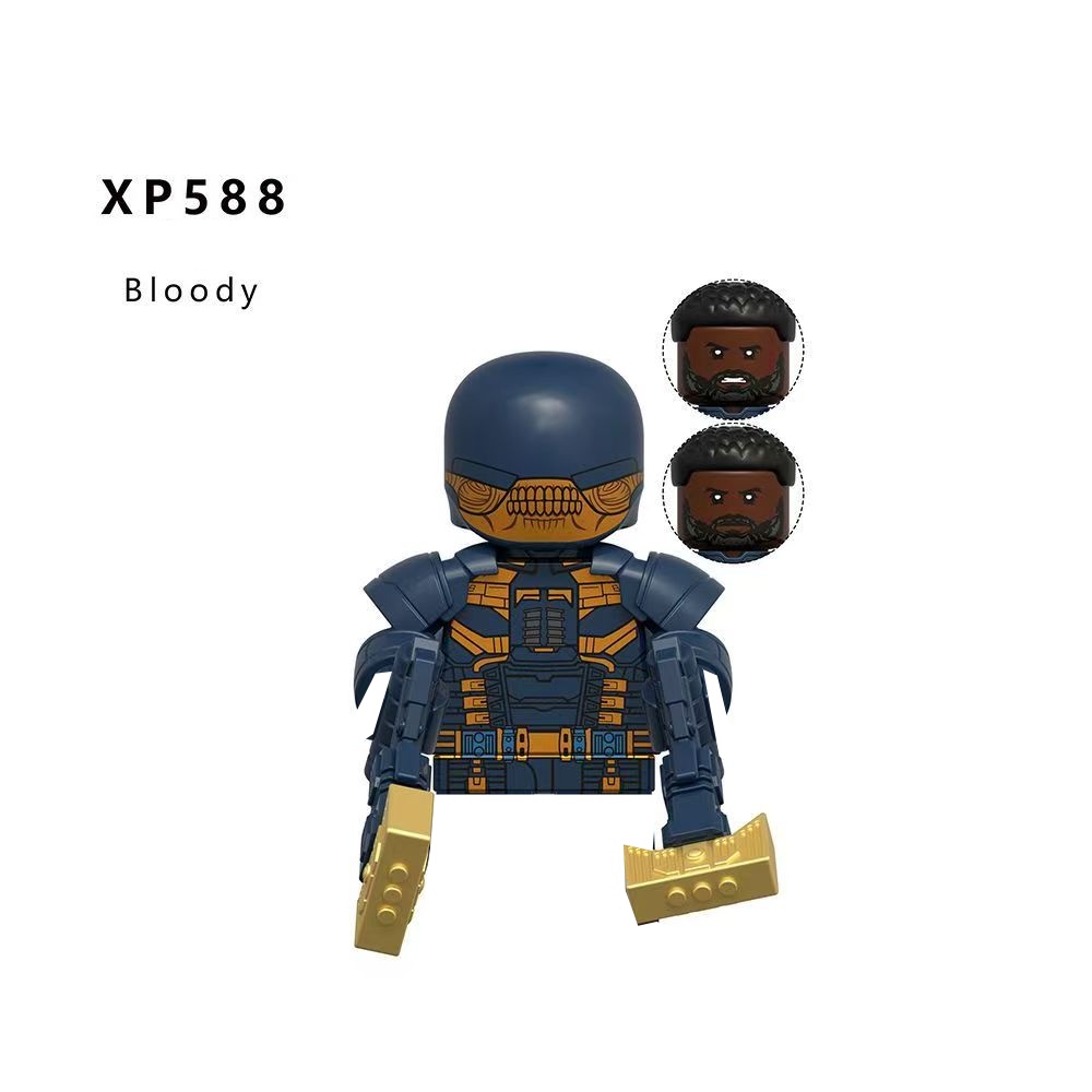 スーサイド・スクワッド ピースメーカー ブルードラゴン ホワ - Lego Minifigure Holder のレビューと価格