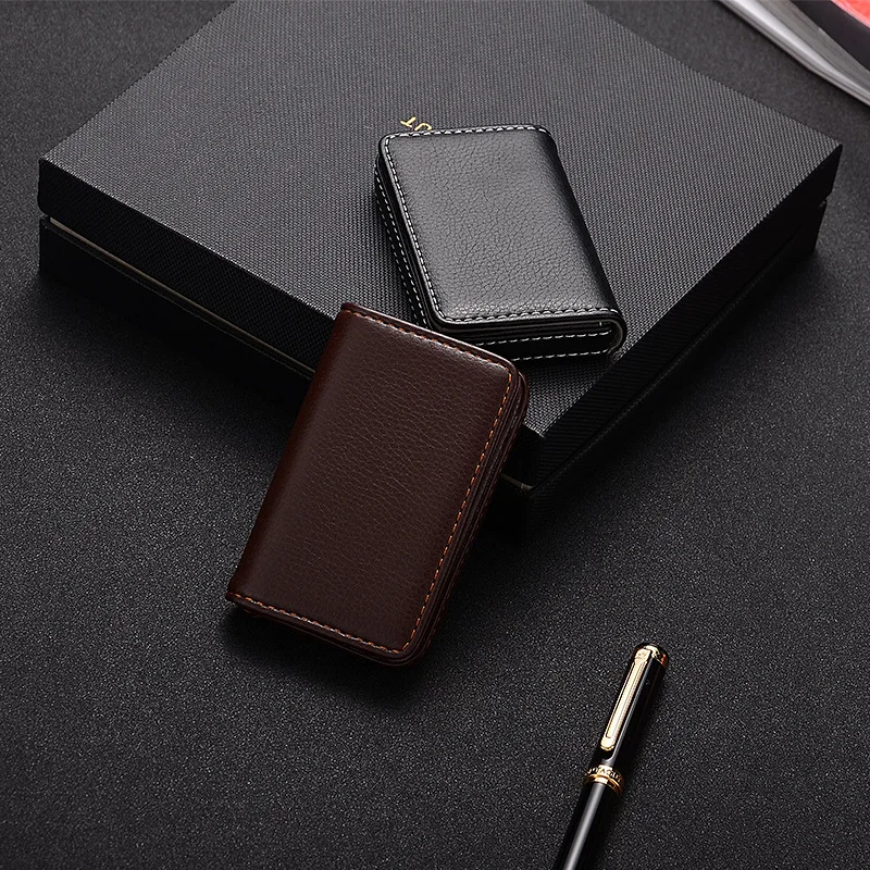 2026 PU レザー名刺入れ磁気バックル付きスリムポケット - Card Top Loader のレビューと価格