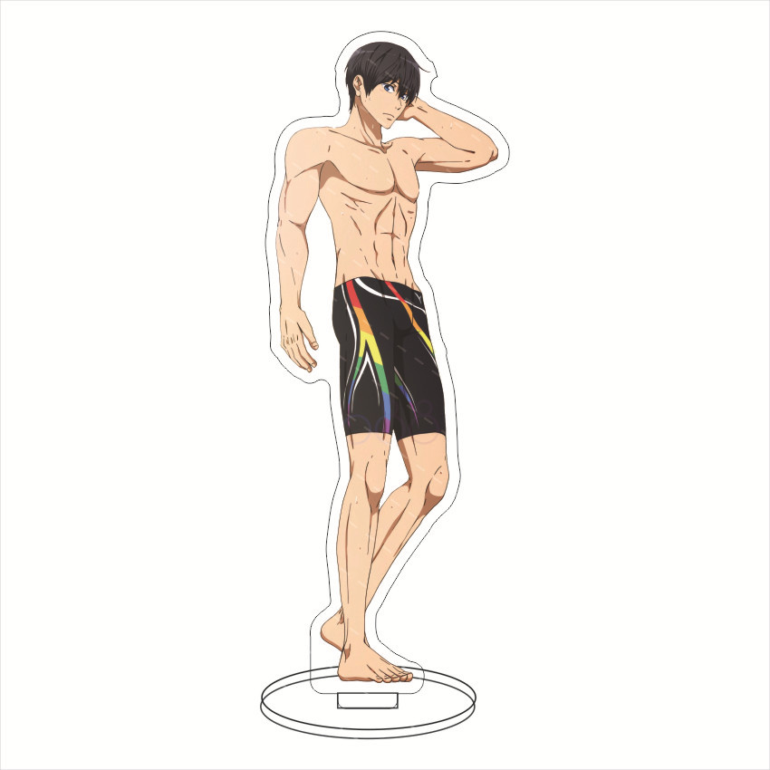 16CMアニメアクリルフィギュア無料！ 七瀬はるか 松岡凛  - Figma Stand Set のレビューと価格