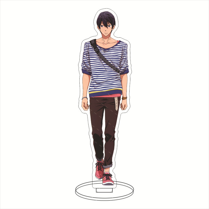16CMアニメアクリルフィギュア無料！ 七瀬はるか 松岡凛  - Figma Stand Set のレビューと価格