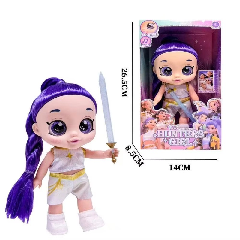 ハンターズガール K-POP デーモンドール 13インチ 5 - Vinyl Figure Blank のレビューと価格