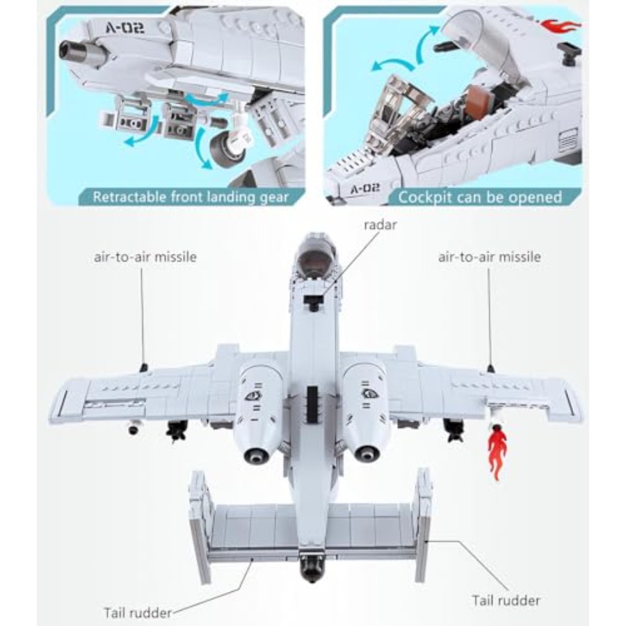 第二次世界大戦戦闘機組み立て玩具（大人向け）、ABSプラスチ - Model Airplane Plastic のレビューと価格