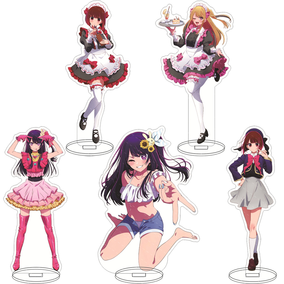 16CMアニメフィギュア オシノコ ホシノアイ ホシノルビィ - Figma Stand Set のレビューと価格