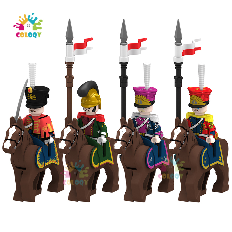 子供のおもちゃナポレオン騎兵ビルディングブロック戦争馬サドル - Lego Minifigure Holder のレビューと価格