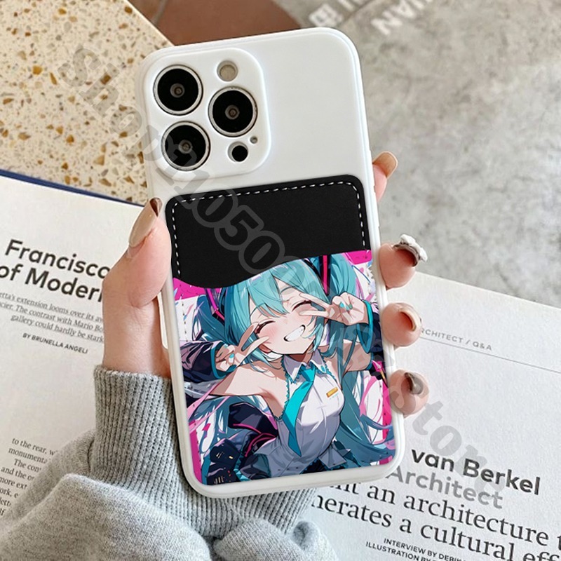 クリエイティブ電話装飾アクセサリー超薄型財布初音ミクアニメか - Card Top Loader のレビューと価格