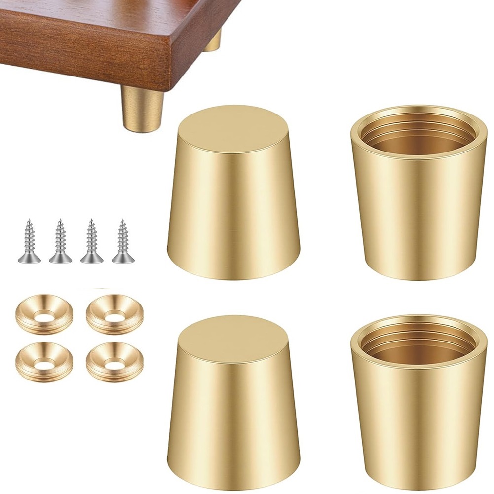 真鍮製まな板足4個、まな板安定器、滑り止めジュエリーボックス - Display Risers Set のレビューと価格
