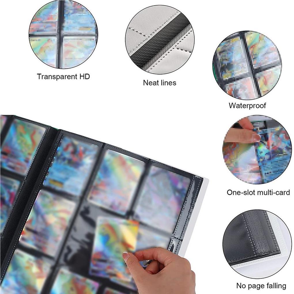 取引カードコレクターホルダー、9ポケット、360枚のカードバ - Pokemon Binder Card のレビューと価格