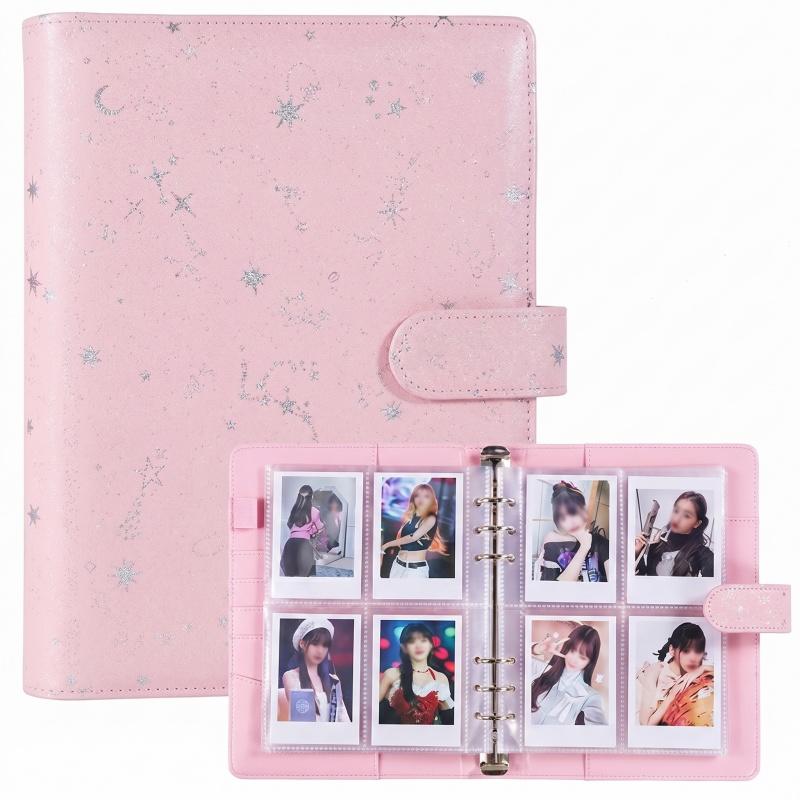 A5 6リングルーズリーフフォトカードバインダーセット PU - Trading Card Binder のレビューと価格