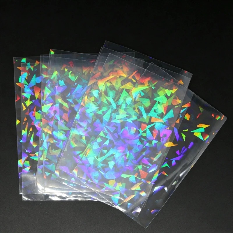 シャッターエフェクトレインボーレーザーカードスリーブ 66* - Card Penny Sleeve のレビューと価格
