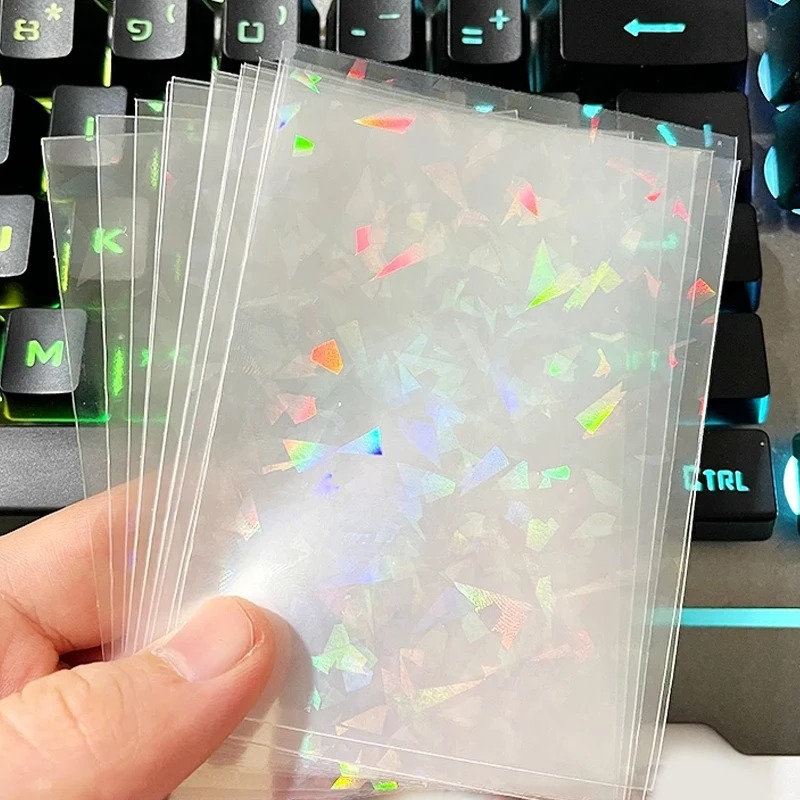 シャッターエフェクトレインボーレーザーカードスリーブ 66* - Card Penny Sleeve のレビューと価格