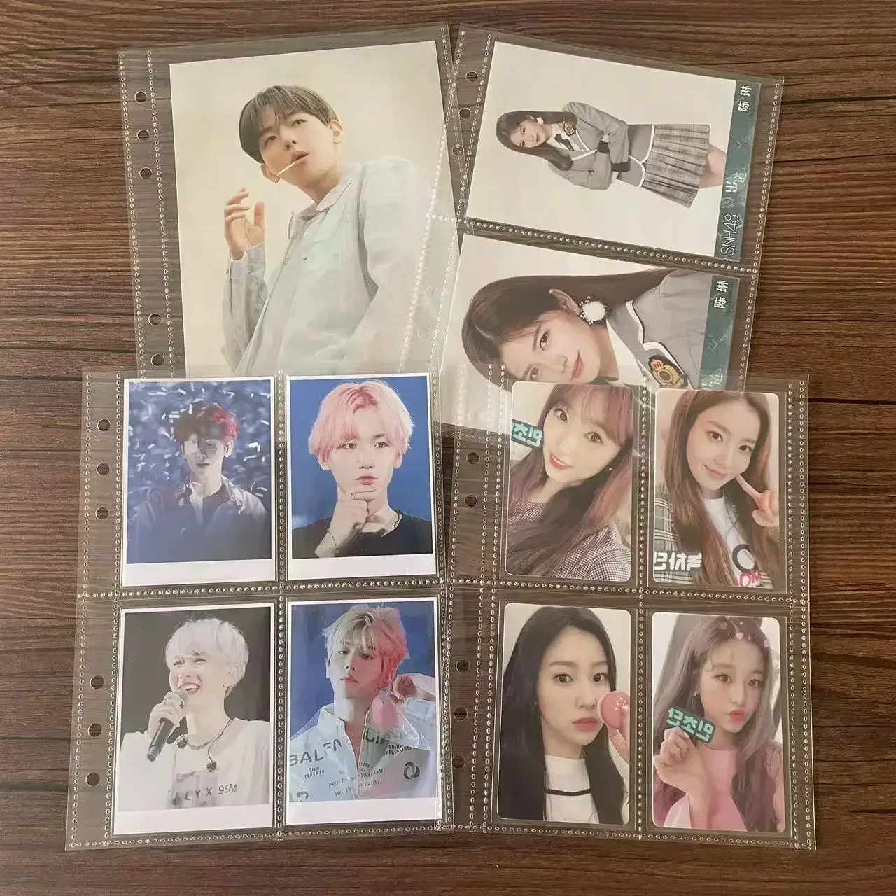 1-4グリッド透明フォトカードバインダーインナーページ、多ポ - Card Penny Sleeve のレビューと価格
