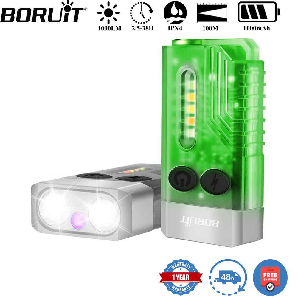BORUiT V10 キーホルダー UV LED EDC 蛍 - Fidget Cube Original のレビューと価格