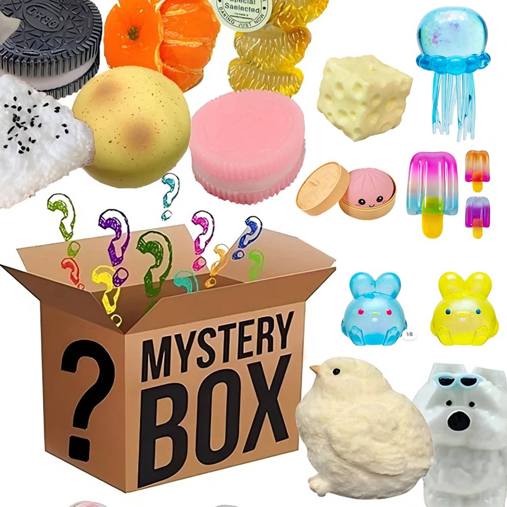 ミステリーフィジェットトイブラインドボックス、模擬食品、抗ス - Mystery Box Blind Bag のレビューと価格
