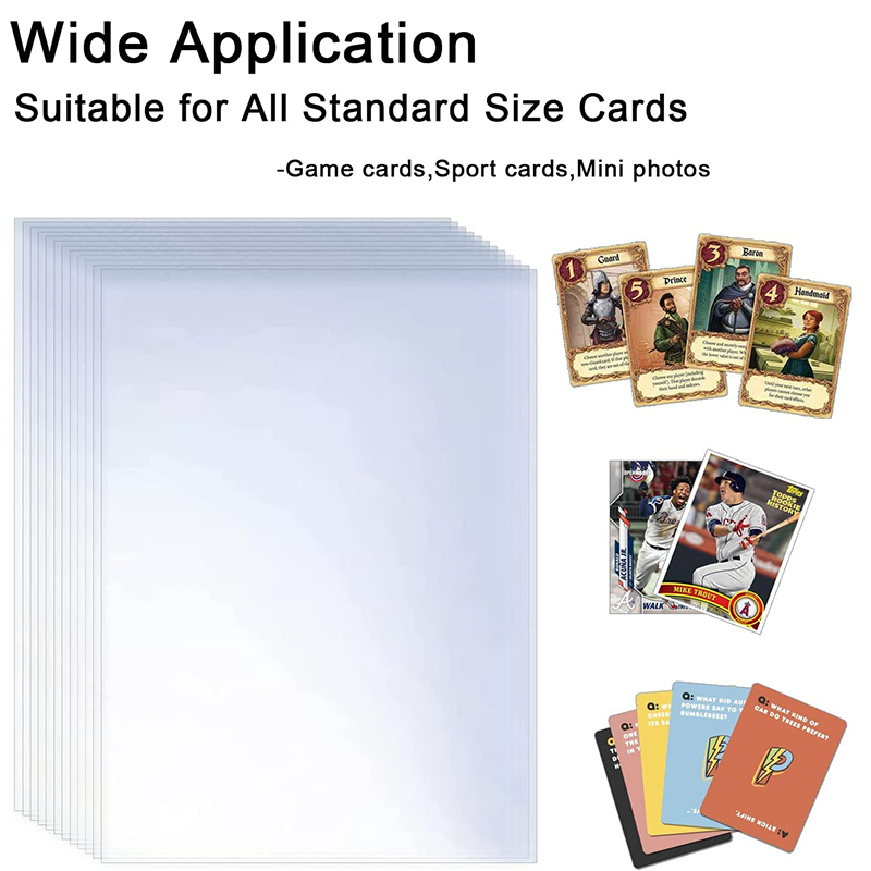 100-600 個のカードスリーブハードソフトカードホルダー - Card Penny Sleeve のレビューと価格