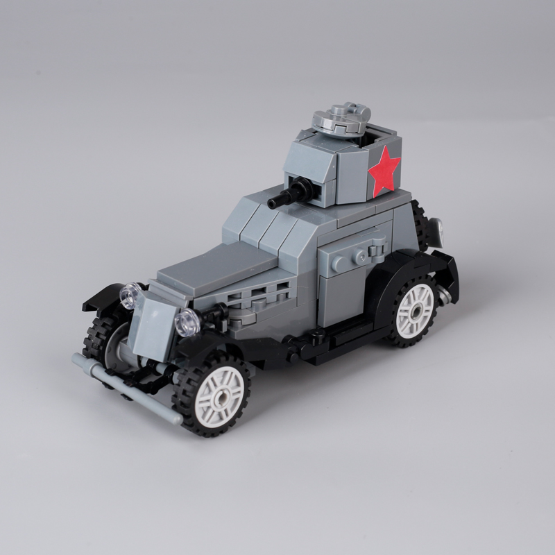 子供のためのww1ミリタリータンク装甲車のビルディングブロッ - Lego Minifigure Holder のレビューと価格
