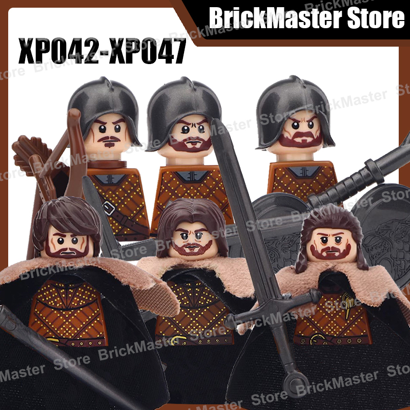MOC 中世軍事騎士戦士兵士フィギュアビルディングブロック城 - Lego Minifigure Holder のレビューと価格